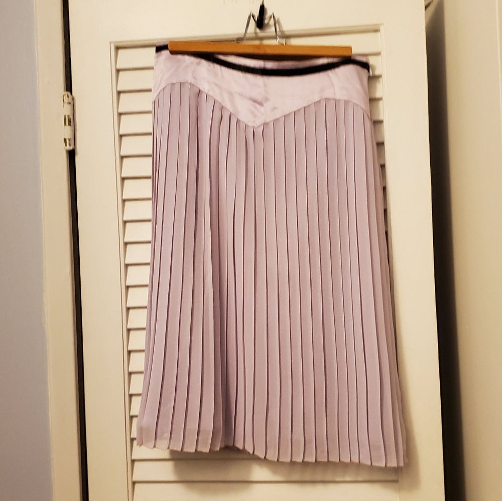 Lavender Silk Skirt